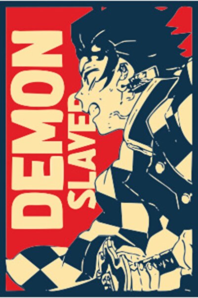 Demon Slayer Anime Retro Wood Poster 731