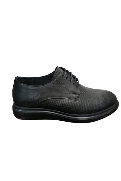 Golden Gl0329-010 Ανδρικά μαύρα δερμάτινα κορδόνια casual κλασικά παπούτσια