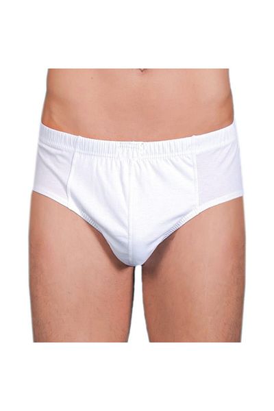 Doliche 3 Pieces Doliche Patented Silver Ion Men's Slip Panties 100% Cotton