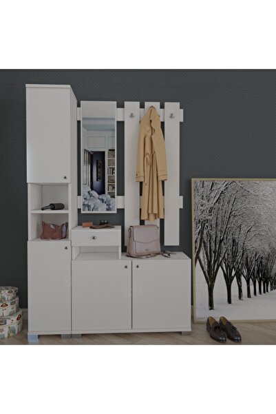 Remaks -vestiyer Yonca Portmanto Takımı - Beyaz