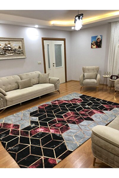 zirvetedarik غطاء سجاد مطاطي من القماش المخملي