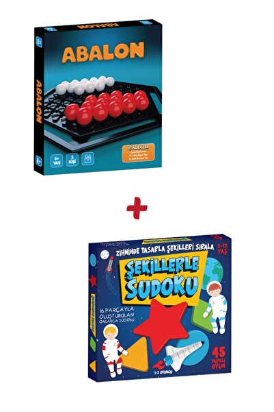 Tes Yayıncılık أبالون / سودوكو بأشكال مجموعة من 2