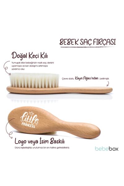 BEBEBOX Little Princess Bebek Saç Fırçası