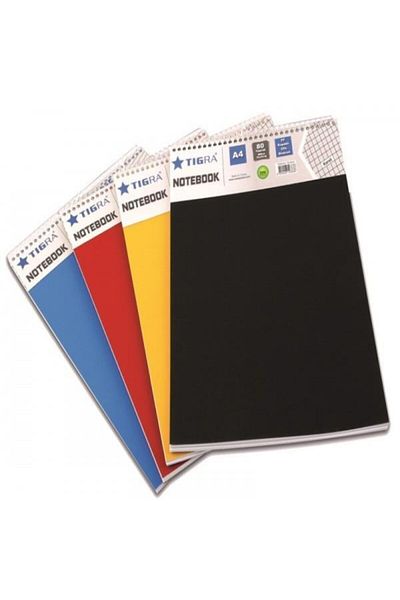 Tigra A4 Block Note Top Shielded 80 Sheets Striped - 1 Piece