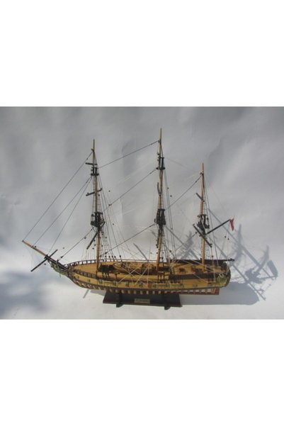 Misiny -uss Rattlesnake Frame Hull Gemi Maketi