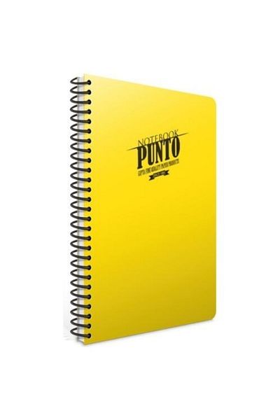 Gıpta Punto A4 120 Sheets Lined Plastic Cover Spiral Notebook