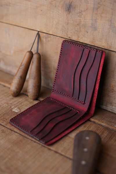 New Coast Leather 1900's Unisex Genuine Leather Handmade Leather Wallet