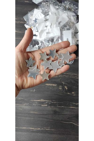 hoby shop 2-3 εκ. Silver Star Mini - 10 Τεμάχια