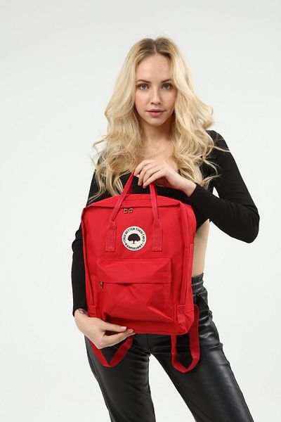 Ramsburry Unisex Imperteks Waterproof Fabric Red Color Backpack
