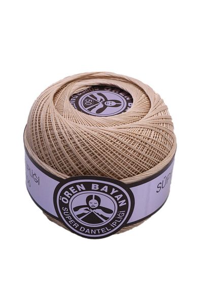 Ören Bayan Classic Lace Thread And Net Thread Cream 60