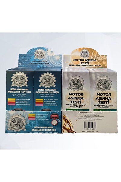 CS Motor Test Aşınma Ve Conta Kaçak Testi- Avantajlı 20'li Paket (benzin Lpg Dizel )