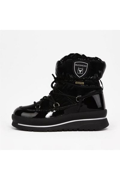 BUCKHEAD Buck1081 Fairy Wp Παιδικά αδιάβροχα μαύρα μποτάκια χιονιού
