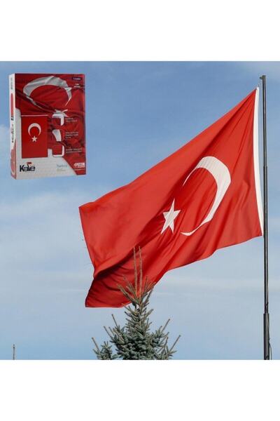 Güntem Kale Alpaka 30*45 Türk Bayrağı