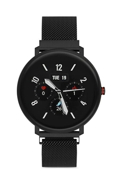 Mini Focus Woom Watch K9-w1 Black Akıllı Saat %100 Türkçe Menü - Çift Kordonl...