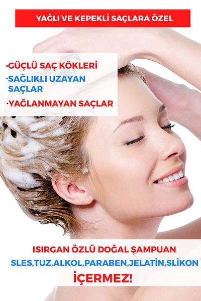 Phytoflora Salt-Free Vegetable Shampoo with Nettle Extract Special for Oily and Dandruffed Hair 400ml