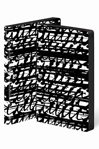 NUUNA Gray Dotted Notebook Scrıpt (A5 Premium Paper - 176 Pages)