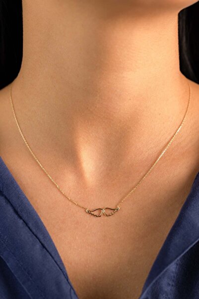 YAVUZ KUYUMCULUK 14 Ayar Altın Melek Kanadı Kolye