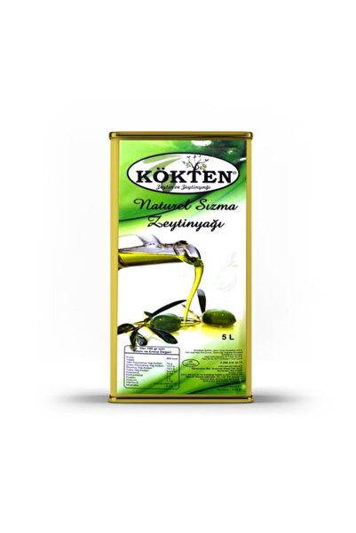 Kökten Naturel Sızma Zeytinyağı 5l