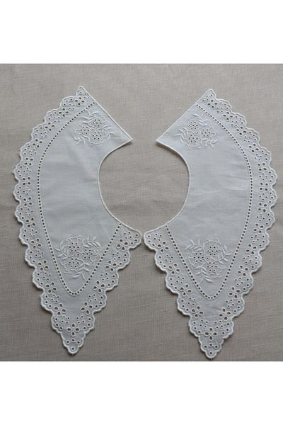SHERLOCK HOME Vintage Cotton Collar (CREAM COLOR)