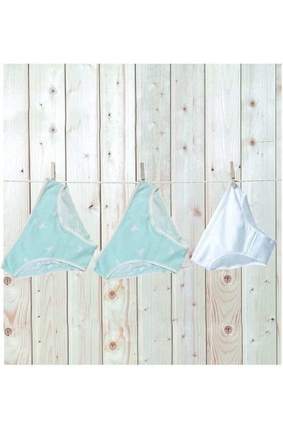 Blackspade 1294 Girls 3 Pack Panties