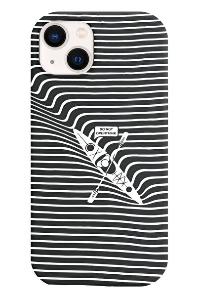 shoptocase Iphone 13 Lansman Do Not Overthink Desenli Telefon Kılıfı