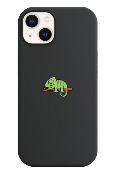 shoptocase Iphone 13 Lansman Bukalemun Desenli Telefon Kılıfı