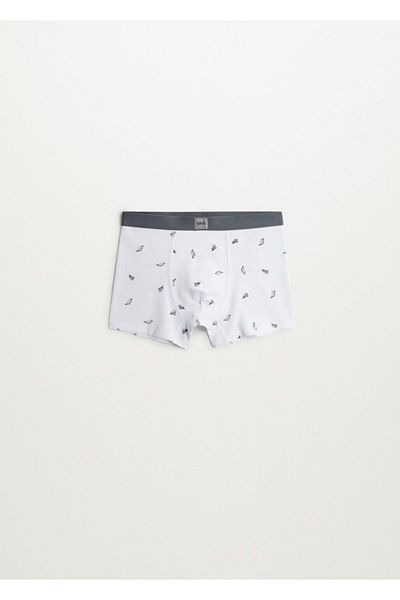 MANGO Kids Dětské šedé 3dílné smíšené boxerské balení