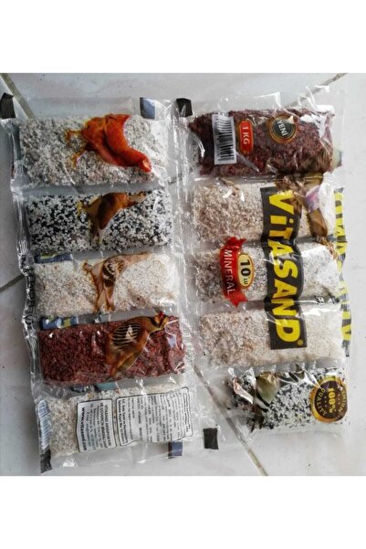 ÜNALLARTARIM 10 Lu Kuş Mineral Taşı 3 Adet Ufak Parçacıklı Tavuk Güvercin Kuş...