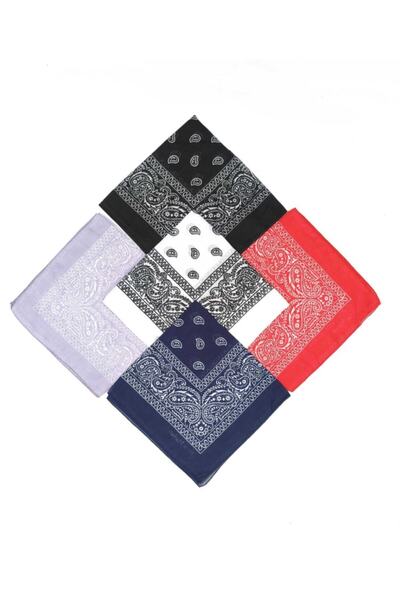 Fular Marketi 5 Bandane din bumbac cu modele etnice