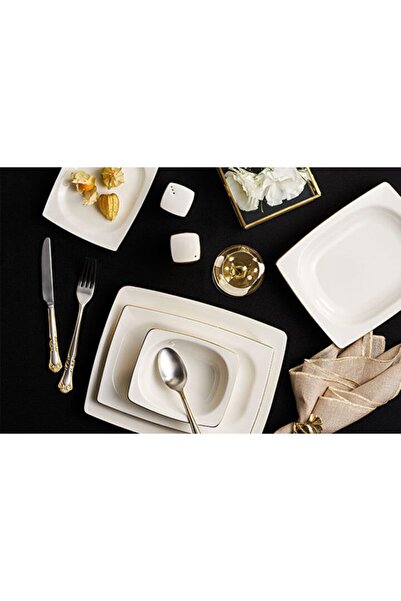 Porland Riva Altın Yaldız 57 Parça 12 Kişilik Yemek Takımı