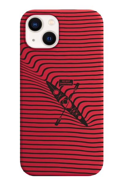 shoptocase Iphone 13 Lansman Do Not Overthink Desenli Telefon Kılıfı