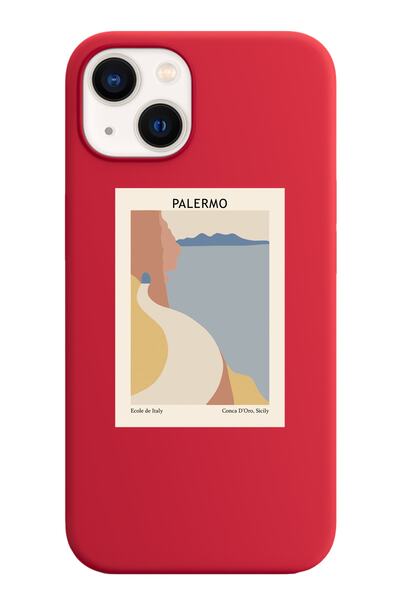 shoptocase Iphone 13 Lansman Palermo Desenli Telefon Kılıfı