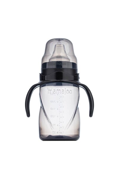 Mamajoo Kulplu Akıtmaz Eğitici Bardak Black 270 ml & Anti-Kolik Bardak Ucu