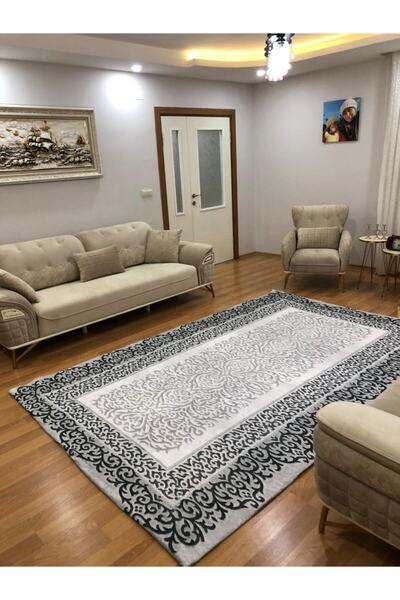 zirvetedarik Kadife Kumaş Lastikli Halı Örtüsü