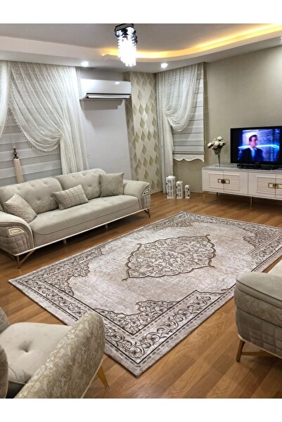 zirvetedarik Kadife Kumaş Lastikli Halı Örtüsü