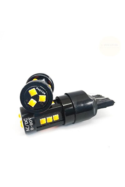 Photon Turuncu T20 Wy21/5w 1016 Çift Duy Dipsiz Led 2'li
