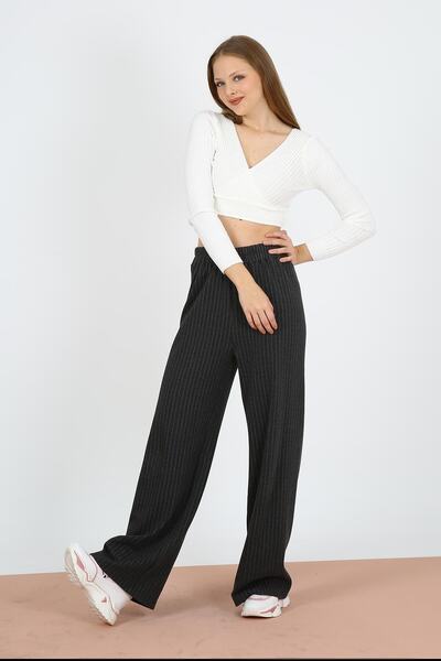 ALEXANDERGARDI Lycra High Waist Wide Leg Trousers (b21-12300)