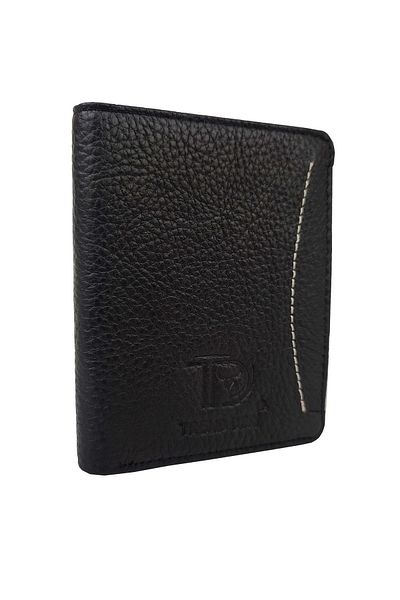 TREND Genuine Leather Men's Wallet with Card Holder Compartment Black 8998