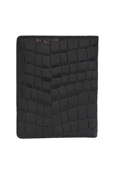 TREND West Polo Genuine Leather Wallet Vertical Black 6556
