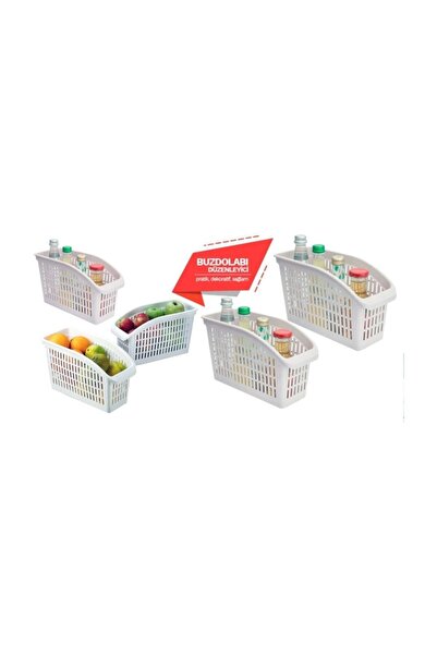 Vip Home Concept Coș Frigider Organizator Dulap Organizator Coș 5 Bucăți