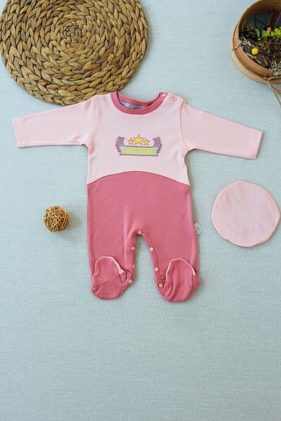 Tomuycuk Special Forces Baby Girl Jumpsuit Dried Rose