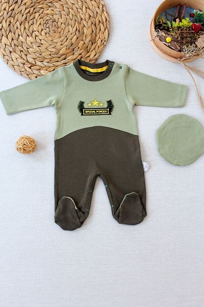 Tomuycuk Special Forces Baby Boy Jumpsuit Green