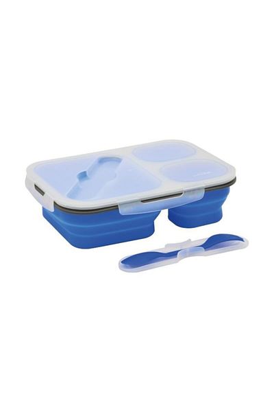 NURGAZ Three-Eye Foldable Silicone Dinnerware Set