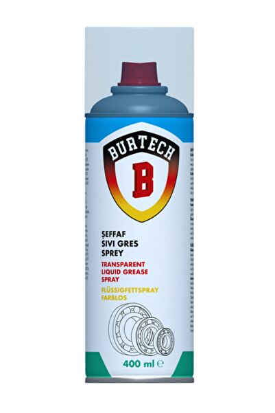 burtech 400 ml Yağlayıcı Sprey (ŞEFFAF)-sıvı Gres