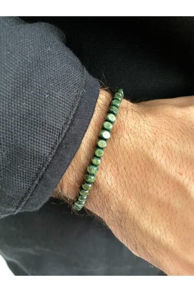 Padore Accessory سوار خشبي أخضر زمردي أنيق للغاية