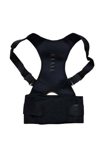 Ankaflex Unisex Μαύρο Μαγνητικό Κορσέ Όρθιας Στάσης