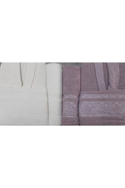 Kristal Yeni Sezon Comfort Aile Seti  Lila  Krem