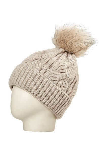 Fonem Women's Lican Beret Fo 2554 Beige