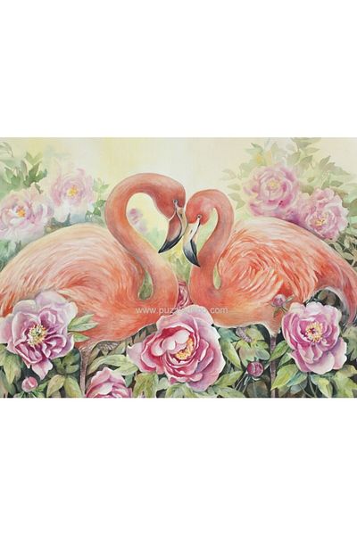 Nova Puzzle Nova 41104 Two Lovers Flamingo Puzzle - 1000 Pieces