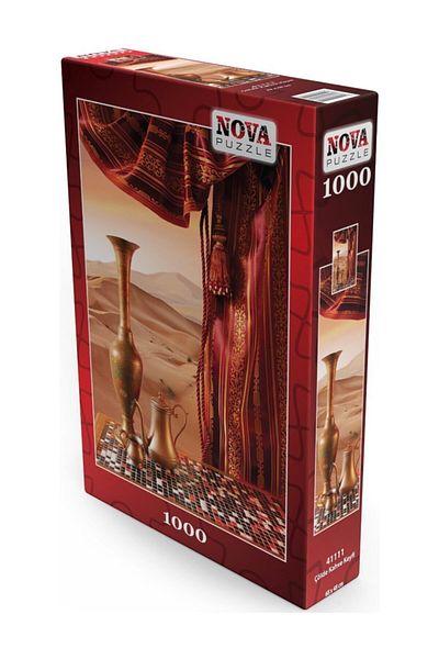 Nova Puzzle لغز الاستمتاع بالقهوة في الصحراء 1000 قطعة